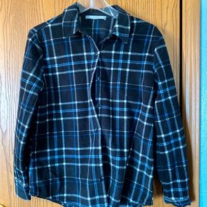 Lee Riders Fleece Button Down Top